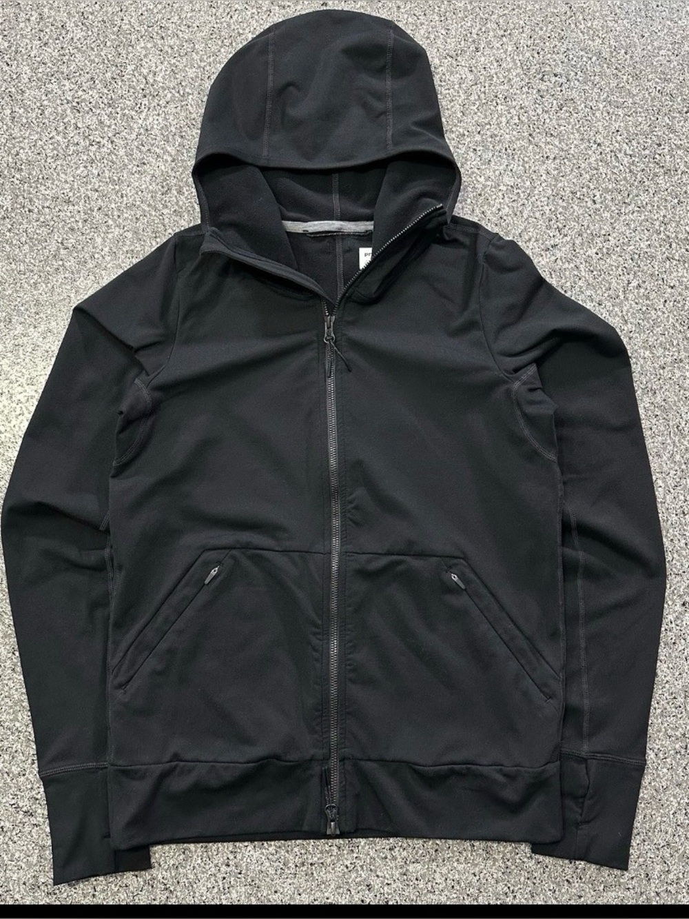 Prana Black Ice Flow Full Zip Hoodie Women’s Sz XL